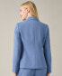 Women's One Button Notched Collar Blazer