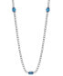 ფოტო #1 პროდუქტის Amethyst (1-1/4 ct. t.w.) & Diamond (1-1/2 ct. t.w.) 18" Tennis Bracelet in Sterling Silver (Also in Blue Topaz, Garnet, & Citrine)