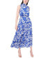ფოტო #1 პროდუქტის Women's Floral-Print Tiered Maxi Dress