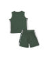 Фото #2 товара Toddler Green Michigan State Spartans Vecna Tank Top Shorts Set