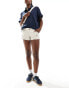 Hollister low rise cargo short in cream