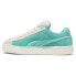 Фото #3 товара Puma Suede Xl Winston X Squish Lace Up Womens Green, Grey Sneakers Casual Shoes