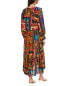 Фото #2 товара Farm Rio Patchwork Tapestry Ankle Maxi Dress Women's