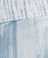 Фото #8 товара Одеяло Natori Brush Stroke Oversized Reversible Seersucker 3 Piece Duvet Cover Mini Set, Full/Queen