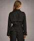 Women's Cropped Belted Jacket