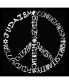 Фото #2 товара Faiths Peace Sign Men's Raglan Word Art T-shirt
