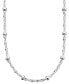 Фото #1 товара Giani Bernini small Beaded Singapore 18" Chain Necklace in 18k Gold-Plated Sterling Silver, Created for Macy's
