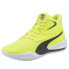 Фото #2 товара Puma Triple Mid Basketball Mens Yellow Sneakers Athletic Shoes 376451-04