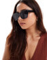 Фото #4 товара Mango square sunglasses in black