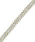 ფოტო #3 პროდუქტის Diamond Chevron Link Bracelet (7 ct. t.w.) in 10k Gold