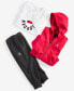 ფოტო #7 პროდუქტის Toddler & Little Boys 2-Pc. MJ Brooklyn Fleece Full-Zip Hoodie & Joggers Set