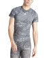 Фото #1 товара Men's Tech-Fit Moisture-Wicking Swirl Compression T-Shirt