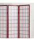 Фото #6 товара 4 Panel Oriental Shoji Screen / Room Divider, Cherry