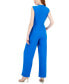 Фото #2 товара Women's Star-Collar Sleeveless Jumpsuit