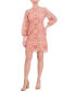 ფოტო #4 პროდუქტის Women's Jewel-Neck Balloon-Sleeve Shift Dress