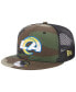 Men's Camo Los Angeles Rams Classic Trucker 9FIFTY Snapback Hat
