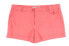 Trina Turk 126548 Womens Solid Coral Mid Rise Casual Shorts Size 12