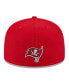 Фото #5 товара Men's Red Tampa Bay Buccaneers 2023 NFL Draft 59FIFTY Fitted Hat