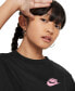 ფოტო #3 პროდუქტის Big Girls Sportswear Boxy Logo Graphic Cotton T-Shirt