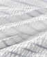 Фото #5 товара Seersucker Ombre Stripe Duvet Cover Set, Twin, Created For Macy's