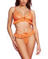 Фото #1 товара Women's Laced Ruffle Bralette and Panty 2 Pc Lingerie Set