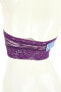 Free People 244521 Womens Floral Lace Bandeau Bra Underwear Purple Size X-Small