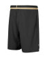 ფოტო #4 პროდუქტის Men's Black New Orleans Saints Cool Down Tri-Color Elastic Training Shorts