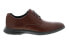 Фото #1 товара Clarks Un Lipari Park Mens Brown Leather Oxfords & Lace Ups Plain Toe Shoes