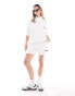 Prince co-ord sweat shorts in white