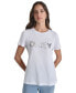 ფოტო #1 პროდუქტის Women's Sequin Logo Crewneck T-Shirt