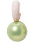 Фото #3 товара Серьги kate spade new york Pearl Charm Pavé Huggie Hoop