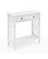Coventry Wood Console Table with Drawer and Shelf