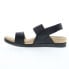 Фото #3 товара Spenco Sanabel 20216 Womens Black Synthetic Strap Sandals Shoes