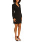 ფოტო #3 პროდუქტის Women's Peak-Lapel Long-Sleeve Blazer Dress