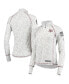 Women's White Texas A&M Aggies OHT Military-Inspired Appreciation Officer Arctic Camo 1/4-Zip Jacket