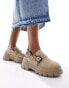 Buffalo Aspha clogs in beige