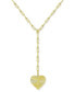 Radiant Heart Lariat Necklace, 16" + 2" extender, Created for Macy's