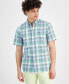 ფოტო #1 პროდუქტის Men's Regular-Fit Check Button-Down Shirt