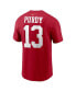 Men's Brock Purdy Scarlet San Francisco 49ers Player Name and Number T-shirt