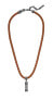 Elegant leather necklace for men Barrell PEAGN0035002