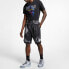 Фото #4 товара Nike 篮球训练五分运动短裤 男款 黑灰 / Брюки баскетбольные Nike AT3184-010