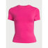 Фото #3 товара Scoop Ultimate Cotton Jersey Fitted High Neck Baby T-Shirt Women XXL Pink Cotton