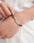 Фото #3 товара Classics 77 sun engraved bead bracelet in silver