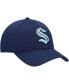 ფოტო #2 პროდუქტის Men's Deep Sea Blue Seattle Kraken Core Adjustable Hat