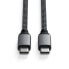 Фото #4 товара Кабель USB-C к USB-C для зарядки 100W Satechi ST-TCC2MM 2 м черный-серый