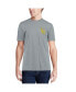 ფოტო #5 პროდუქტის Men's Gray Cal State Long Beach The Beach Baseball Flag Comfort Colors T-shirt