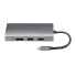 LogiLink UA0382 - Wired - USB 3.2 Gen 1 (3.1 Gen 1) Type-C - 100 W - 10,100,1000 Mbit/s - Silver - 5000 Gbit/s
