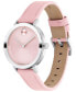 ფოტო #2 პროდუქტის Women's Swiss Bold Evolution 2.0 Pink Leather Strap Watch 34mm