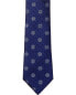 Canali Blue Print Silk Tie Men's Blue Os - фото #2