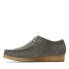 Clarks Wallabee 26170535 Mens Gray Suede Oxfords & Lace Ups Casual Shoes